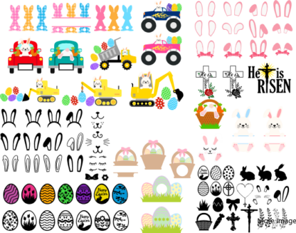 ester-bundle-eggs-trucks-bunny-free-svg-file-SvgHeart.Com