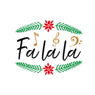 fa-la-la-christmas-free-svg-file-SvgHeart.Com