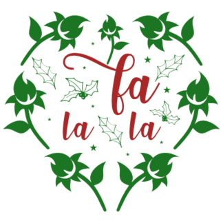 fa-la-la-santa-christmas-free-svg-file-SvgHeart.Com