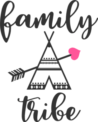 family-tribe-teepee-with-arrow-wedding-free-svg-file-SvgHeart.Com