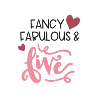 fancy-fabulous-and-five-birthday-heart-free-svg-file-SvgHeart.Com