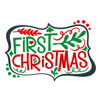 first-christmas-free-svg-file-SvgHeart.Com