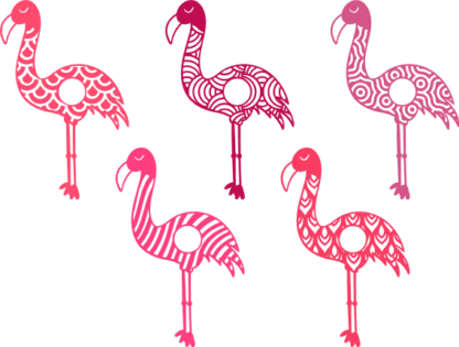 flamingo-monogram-frame-bundle-summer-free-svg-file-SvgHeart.Com