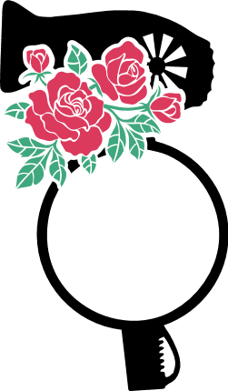 floral-blow-dryer-monogram-frame-salon-hair-stylist-free-svg-file-SvgHeart.Com