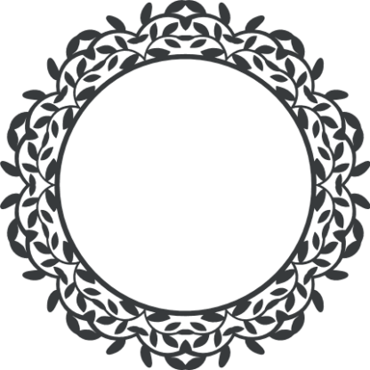 floral-decorative-circle-monogram-frame-free-svg-file-SvgHeart.Com