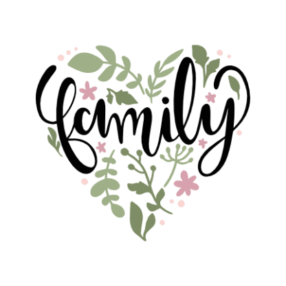 floral-family-heart-shape-sign-free-svg-file-SvgHeart.Com