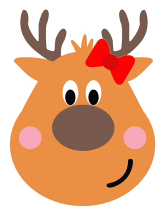 girl-reindeer-christmas-free-svg-file-SvgHeart.Com