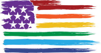 grunge-american-flag-lgbt-pride-free-svg-file-SvgHeart.Com