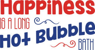 happiness-is-a-long-hot-bubble-bath-bathroom-free-svg-file-SvgHeart.Com