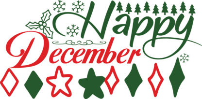 happy-december-snowflakes-christmas-free-svg-file-SvgHeart.Com