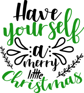 have-yourself-a-merry-little-christmas-holiday-free-svg-file-SvgHeart.Com