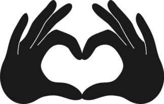 heart-hand-silhouette-free-svg-file-SvgHeart.Com