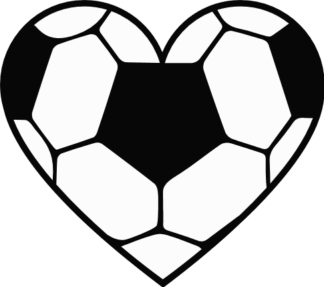 heart-shape-soccer-ball-sport-free-svg-file-SvgHeart.Com