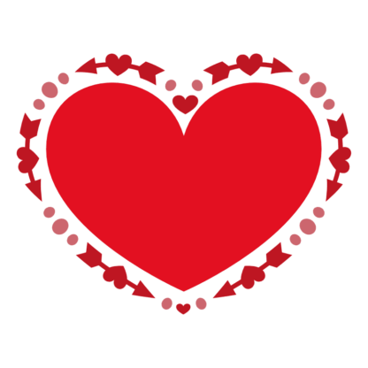 heart-shape-with-arrow-valentines-day-love-free-svg-file-SvgHeart.Com