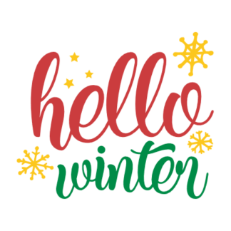 hello-winter-christmas-free-svg-file-SvgHeart.Com