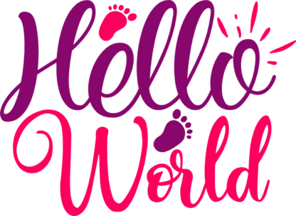 hello-world-new-born-baby-free-svg-file-SvgHeart.Com