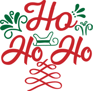 ho-ho-ho-santa-claus-sleigh-funny-christmas-free-svg-file-SvgHeart.Com