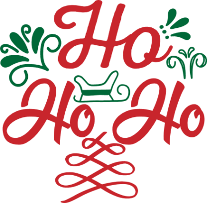 ho-ho-ho-santa-claus-sleigh-funny-christmas-free-svg-file-SvgHeart.Com