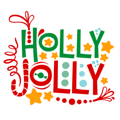 holly-jolly-free-svg-file-SvgHeart.Com