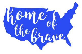 home-of-the-brave-usa-map-4-th-of-july-free-svg-file-SvgHeart.Com