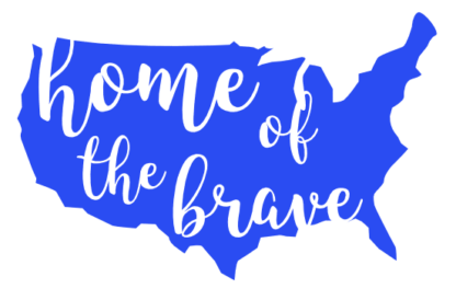 home-of-the-brave-usa-map-4-th-of-july-free-svg-file-SvgHeart.Com