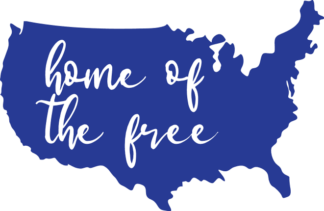 home-of-the-free-american-map-patriotic-4th-of-july-free-svg-file-SvgHeart.Com