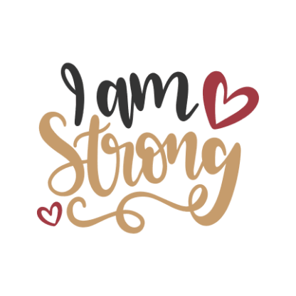 i-am-strong-heart-free-svg-file-SvgHeart.Com