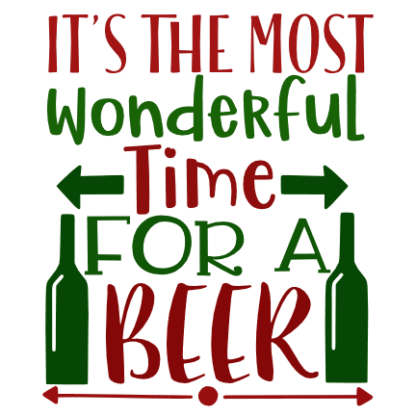 its-the-most-wonderful-time-for-a-beer-christmas-free-svg-file-SvgHeart.Com