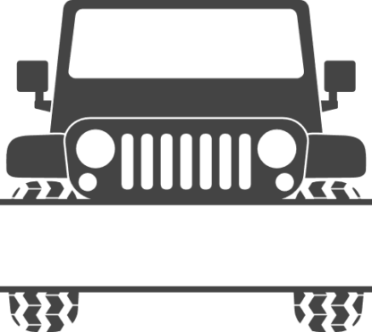 jeep-split-text-frame-vehicle-free-svg-file-SvgHeart.Com