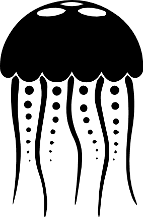 jelly-fish-silhouette-sea-ocean-free-svg-file-SvgHeart.Com