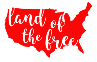 land-of-the-free-usa-map-4th-of-july-free-svg-file-SvgHeart.Com