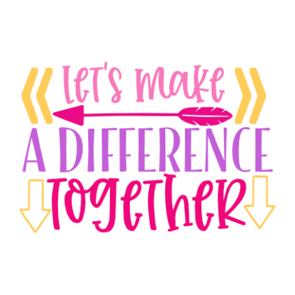 lets-make-a-difference-together-teachers-free-svg-file-SvgHeart.Com