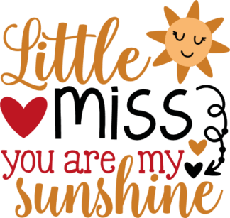 little-miss-you-are-my-sunshine-baby-girl-free-svg-file-SvgHeart.Com