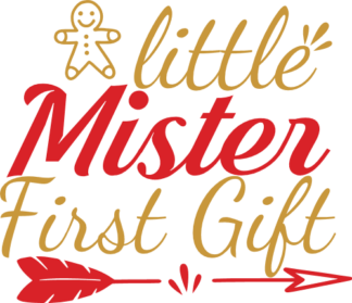 little-mister-first-gift-arrow-with-feather-ginger-bread-manbaby-christmas-free-svg-file-SvgHeart.Com