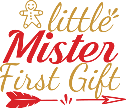 little-mister-first-gift-arrow-with-feather-ginger-bread-manbaby-christmas-free-svg-file-SvgHeart.Com