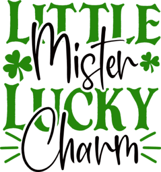 little-mister-lucky-charm-shamrock-baby-onesie-st-patricks-day-free-svg-file-SvgHeart.Com