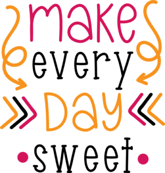 make-every-day-sweet-swirly-arrows-inspirational-free-svg-file-SvgHeart.Com