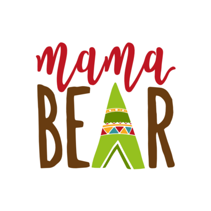 mama-bear-indian-teepee-mothers-day-free-svg-file-SvgHeart.Com