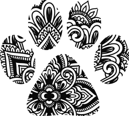 mandala-paw-animal-decorative-free-svg-file-SvgHeart.Com