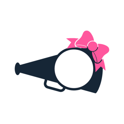 megaphone-with-bow-monogram-cheerleader-free-svg-file-SvgHeart.Com