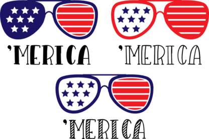 merica-sunglasses-bundle-4th-of-july-free-svg-file-SvgHeart.Com