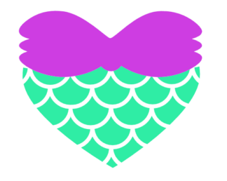 mermaid-heart-mermaid-skin-free-svg-file-SvgHeart.Com