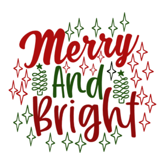 merry-and-bright-christmas-free-svg-file-SvgHeart.Com