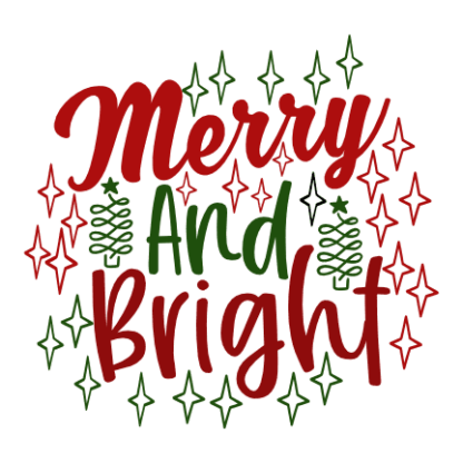 merry-and-bright-christmas-free-svg-file-SvgHeart.Com