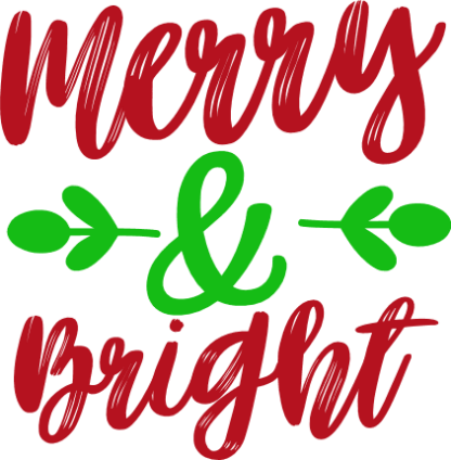 merry-and-bright-sign-christmas-holiday-free-svg-file-SvgHeart.Com