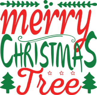 merry-christmas-tree-funny-holiday-free-svg-file-SvgHeart.Com