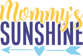 mommys-sunshine-arrow-with-heart-mom-and-baby-free-svg-file-SvgHeart.Com