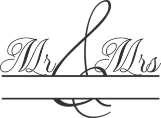 mr-and-mrs-split-text-frame-wedding-free-svg-file-SvgHeart.Com