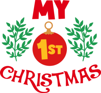 my-1st-christmas-bauble-baby-free-svg-file-SvgHeart.Com