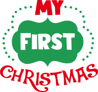 my-first-christmas-newborn-baby-free-svg-file-SvgHeart.Com